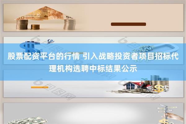 股票配资平台的行情 引入战略投资者项目招标代理机构选聘中标结果公示