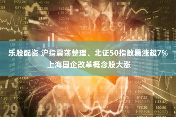 乐股配资 沪指震荡整理、北证50指数暴涨超7% 上海国企改革概念股大涨