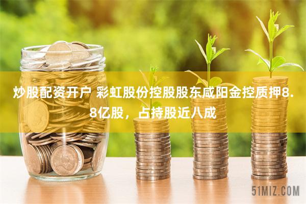 炒股配资开户 彩虹股份控股股东咸阳金控质押8.8亿股，占持股近八成