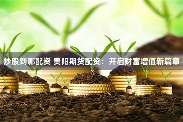 炒股到哪配资 贵阳期货配资：开启财富增值新篇章